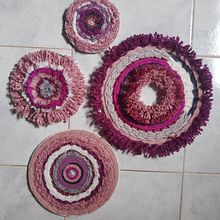 Mi proyecto del curso: Tejido en telar circular. Projekt z dziedziny Projektowanie dodatków,  Dekoracja wnętrz,  Tkactwo, Tkanie, Wzornictwo tekst i liów użytkownika kyaminani - 27.05.2022