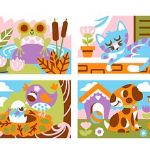 sabbiarelli. To, Design, Vector Illustration, and Children's Illustration project by Federica Gagliardo - 05.27.2022
