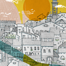 My project for course: Architectural Illustration: Capture a City’s Personality. Un proyecto de Ilustración tradicional, Arquitectura, Dibujo, Ilustración digital e Ilustración arquitectónica de Viviana Cerlino - 28.05.2022