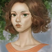 My project for course: Digital Fantasy Portraits with Photoshop. Un progetto di Illustrazione tradizionale, Disegno, Illustrazione digitale, Disegno di ritratti, Disegno digitale e Pittura digitale di Miranda Geerts - 28.05.2022