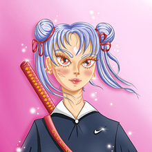 My project for course: Female Character Portraits in Procreate. Traditional illustration, Digital Illustration, and Digital Drawing project by Camila Huebra - 05.28.2022