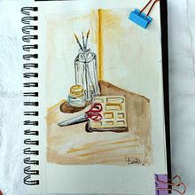 Mi proyecto del curso: Bodegón contemporáneo con acuarela. Un proyecto de Ilustración tradicional, Pintura y Pintura a la acuarela de Liliana Donato - 28.05.2022