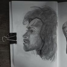 Mi proyecto del curso: Sketchbook de retrato: explora el rostro humano. Projekt z dziedziny Sketching,  R, sunek, Portret,  R, sunek art, st, czn i Sketchbook użytkownika Erik Bravo - 21.06.2022