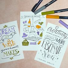 My project for course: Creative Doodling and Hand-Lettering for Beginners. Lettering, Drawing, H, Lettering, and Traditional illustration project by mapost - 05.28.2022