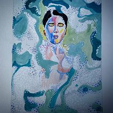 Mon projet du cours : Dessin expressif de la figure humaine : formes et couleurs. Fine Arts, Pencil Drawing, Drawing, Portrait Drawing, Realistic Drawing, Figure Drawing, and Gouache Painting project by Karine Bardier - 05.21.2022