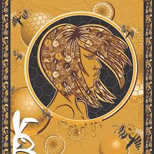 Honey Comb Illustration. Design, Traditional illustration, Character Design, Fine Arts, Graphic Design, Vector Illustration, Drawing, Poster Design, Logo Design, Digital Illustration, Stor, telling, Printing, and Digital Design project by Mell Edwards - 05.29.2022