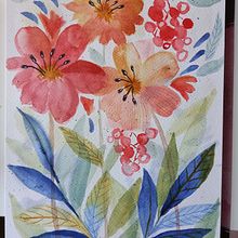Mon projet du cours : Aquarelle florale créative : renouez avec la nature . % Agathe Bonnechere tarafından hazırlanan Geleneksel illüstras, on, Tablo, Sulubo, a Resim, Botanik İllüstras, Ve on projesi - 05.29.2022