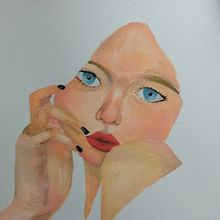 Retratos a témpera. Traditional illustration, Painting, Portrait Drawing, and Fine Arts project by Ainhoa Venegas - 05.29.2022
