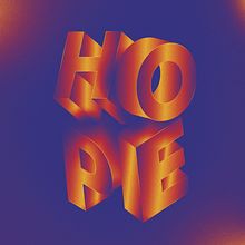 HOPE. Design gráfico, Tipografia, e Lettering projeto de Mari Almendros Cuadrado - 15.05.2022