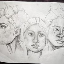 My project for course: Portrait Sketchbooking: Explore the Human Face. Sketching, Drawing, Portrait Drawing, Artistic Drawing, and Sketchbook project by Kelsey Swarbrick - 05.29.2022