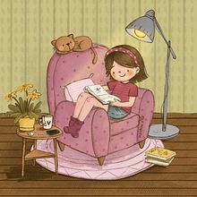 Reading. Un proyecto de Ilustración tradicional de Chiara - 29.05.2022