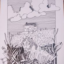 Mi proyecto del curso: Ilustración con tinta y plumilla: captura el mundo natural. Un proyecto de Bocetado, Dibujo, Dibujo artístico, Sketchbook, Ilustración con tinta e Ilustración naturalista				 de Eugenia Rodríguez Moreiras - 29.05.2022