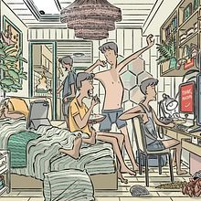 My project for course: Creative Sketching: Fill Your Illustrations with Life and Detail. Ilustração tradicional, Esboçado, Desenho a lápis, Desenho, Pintura em aquarela, Sketchbook e Ilustração com tinta projeto de Khemtit Vijitvichitkul - 13.03.2022