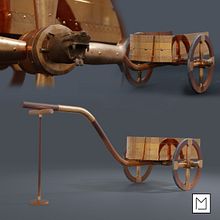 Recreación de carro funerario tartesio. Projekt z dziedziny 3D,  Modelowanie 3D, Animacje 3D, VFX i Postprodukcja audio-wideo użytkownika Manuel García - 30.05.2022