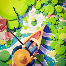 My project for course: Modeling a Colorful 3D World in Cinema 4D and Redshift. Projekt z dziedziny 3D, Ilustracja c, frowa,  Modelowanie 3D i  Projektowanie 3D użytkownika Shubham Baakre - 10.05.2022