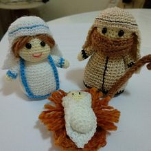 Nacimiento en Amigurumi. Een project van Haken y Amigurumi van Georbriceth Magaly González Canelón - 23.12.2015