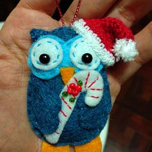 Adornos Navideños en fieltro y crochet. Een project van Haken y Naaiwerk van Georbriceth Magaly González Canelón - 01.10.2016