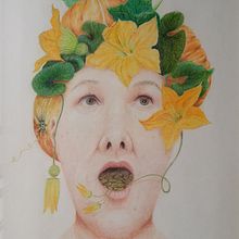 Auyama. Traditional illustration project by valentinadelvalleb - 05.31.2022