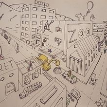 A Crazy World. Traditional illustration project by Andy Wilson - 05.31.2022