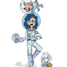 Mi proyecto del curso: Introducción a la creación de personajes estilo cartoon. Traditional illustration, Character Design, and Drawing project by adanwalito - 05.31.2022