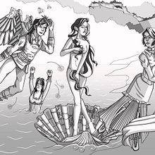 My project for course: Basic Principles of Drawing People from Imagination. Traditional illustration, Fine Arts, Sketching, Pencil Drawing, Drawing, Artistic Drawing, and Figure Drawing project by pascalle.loef - 05.31.2022
