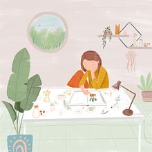 My project for course: Exploratory Sketchbook: Find Your Drawing Style. Traditional illustration, Sketching, Creativit, Drawing, Watercolor Painting, Sketchbook, and Gouache Painting project by Marina Chernova - 05.31.2022