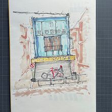First Sketch inpired by yosshytown picture Ein Projekt aus dem Bereich Skizzenentwurf, Zeichnung, Architektonische Illustration, Sketchbook und Illustration mit Tinte von pierrickblons - 31.05.2022