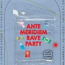Project Name: Ante Meridiem Rave Party Poster. Design, Graphic Design, and Poster Design project by Conceicao Warmholz - 05.30.2022