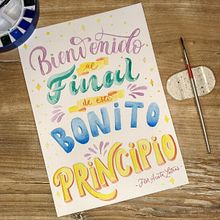 Lettering con acuarelas . Lettering, H, Lettering, Watercolor Painting, Traditional illustration, and 3D Lettering project by Maria Florencia Acosta Garrido - 05.31.2022
