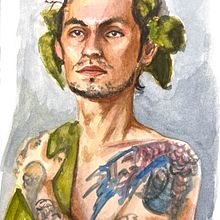 My project for course: Watercolor Portraits: Capture a Model's Personality. Painting, Watercolor Painting, and Portrait Drawing project by Ismael Garrido - 06.01.2022