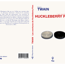 Cubierta novela Huckleberry Finn (Mark Twain). Colección Pequeños Héroes. Editorial Tryo. Ein Projekt aus dem Bereich Design, Traditionelle Illustration, Kunstleitung und Verlagsdesign von Antonio Valderrama Vidal - 15.11.2021