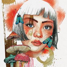 Mon projet du cours : Portrait illustré à l’aquarelle. Projekt z dziedziny Trad, c, jna ilustracja,  Sztuki piękne,  Malarstwo,  R, sunek, Malowanie akwarelą, Portret,  R, sunek art, st i czn użytkownika foellneranouk - 01.06.2022
