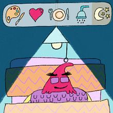 Mi monstruo Diseño app. Projekt z dziedziny Trad, c, jna ilustracja,  Motion graphics i UX / UI użytkownika Elvira Inés Lorenzo Lorenzo - 01.06.2022
