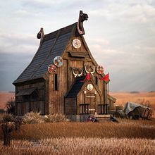 Viking Farm. 3D Design project by Álvaro Conde - 05.09.2022