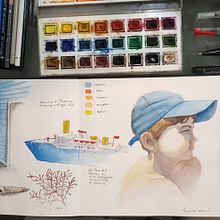 Il mio progetto del corso: Diario di viaggio ad acquerello. Un proyecto de Ilustración tradicional, Pintura a la acuarela, Ilustración arquitectónica y Sketchbook de Roberta Calzolari - 01.06.2022