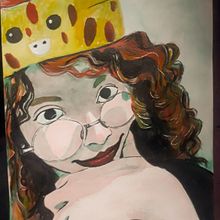Meu projeto do curso: Retrato artístico em aquarela "O sorriso de Anika" . Arte plastice, Pictura, Pictură în acuarelă și Desen de portret de Weverton Sousa - 05.30.2022