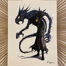 Watercolor Anime/Manga. Traditional illustration project by Timo Bredehöft - 06.01.2022
