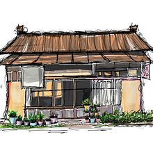 My project for course: Expressive Architectural Sketching with Colored Markers. Een project van  Schetsen,  Tekening,  Architecturale illustratie, Sketchbook y  Illustratie met inkt van Ash - 31.05.2022