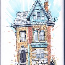 Mon projet du cours : Esquisses d'architecture expressives aux feutres de couleur. Sketching, Drawing, Architectural Illustration, Sketchbook & Ink Illustration project by Atita Gibon - 06.02.2022
