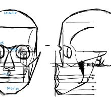 Referencias anatómicas  Ein Projekt aus dem Bereich Bildende Künste, Skizzenentwurf, Zeichnung, Realistische Zeichnung, Anatomische Zeichnung und Digitale Zeichnung von Gerardo Martínez Omaña - 02.06.2022