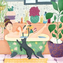 Mon projet du cours : Histoires illustrées avec Procreate : textures et pinceaux. Traditional illustration, Digital Illustration, Digital Drawing, Sketchbook, and Narrative project by Clémentine Douilly - 06.02.2022