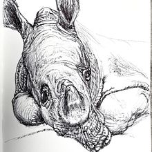 Mein Kursprojekt: Kugelschreiber-Illustration im Skizzenbuch: Aus Fehlern lernen. Sketching, Drawing, Sketchbook & Ink Illustration project by Tina - 06.03.2022