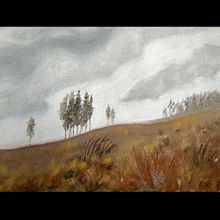 Between worlds. Oil on cardboard, 9x12". Un proyecto de Pintura de Mike Ivanov - 22.04.2022