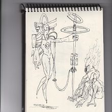 Mi proyecto del curso: Sketchbook fantástico: dibuja personajes desde la imaginación. Un proyecto de Ilustración tradicional, Creatividad, Dibujo y Sketchbook de charlesacv - 03.06.2022
