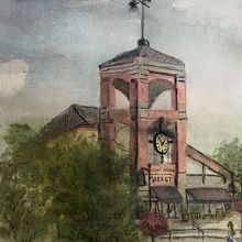 My project for course: Architectural Sketching with Watercolor and Ink. Un proyecto de Bocetado, Dibujo, Pintura a la acuarela, Ilustración arquitectónica, Sketchbook e Ilustración con tinta de betd - 04.06.2022