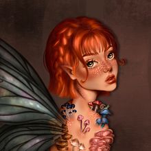 My project for course: Digital Fantasy Portraits with Photoshop. Traditional illustration, Drawing, Digital Illustration, Portrait Drawing, Digital Drawing, and Digital Painting project by giulia_vivarelli99 - 06.04.2022