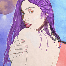 Retrato #5. Traditional illustration project by Daigo Kamada - 06.03.2022