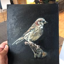 My project for course: Classical Oil Painting for Naturalist Bird Portraiture. Artes plásticas, Pintura, Pintura a óleo e Ilustração naturalista projeto de leahbinns97 - 04.06.2022
