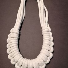 My project for course: Rope Jewelry for Beginners: Make Your Own Necklaces. Arts, Crafts, Jewelr, Design, Macramé, and Textile Design project by Katarina Halinkovicova - 06.04.2022