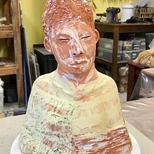 My project for course: Introduction to Clay Figurative Sculpture . Arte și meșteșuguri de Angie Robinson - 05.31.2022